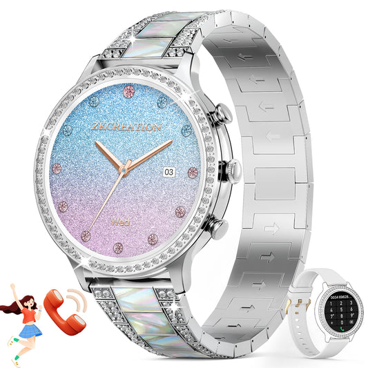 Zkcreation I-Feel 3 Silver Smart Watches